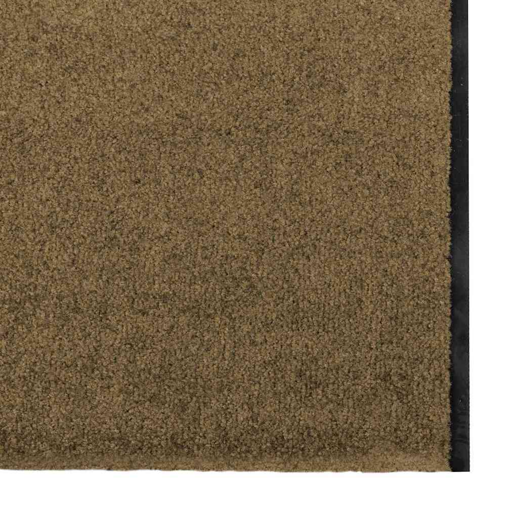 Durų kilimėlis Ruda ir juoda 120 x 400 cm Poliamidas ir PVC
