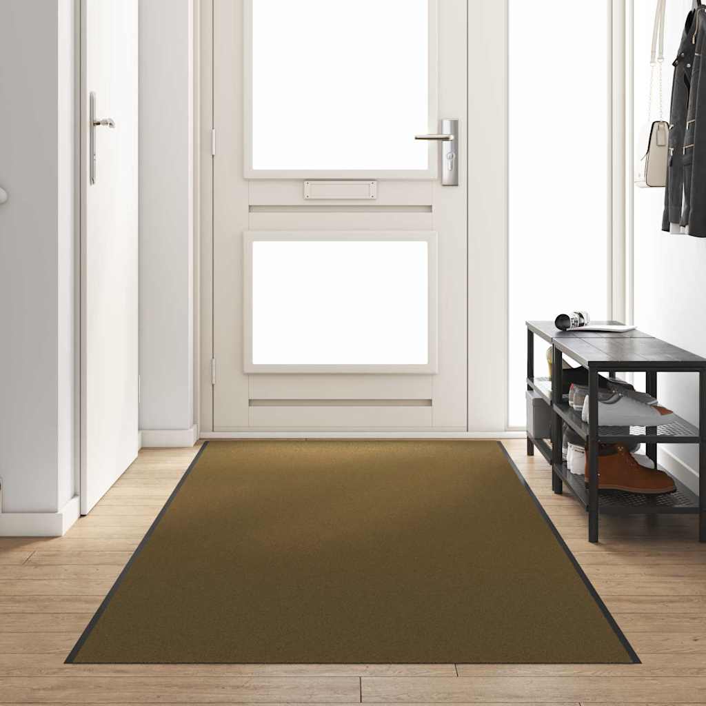 Durų kilimėlis Ruda ir juoda 120 x 400 cm Poliamidas ir PVC