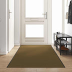 Durų kilimėlis Ruda ir juoda 120 x 400 cm Poliamidas ir PVC