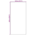 Durų kilimėlis Mėlyna ir juoda 120 x 250 cm Poliamidas ir PVC