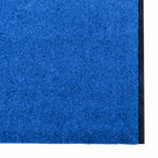 Durų kilimėlis Mėlyna ir juoda 120 x 400 cm Poliamidas ir PVC