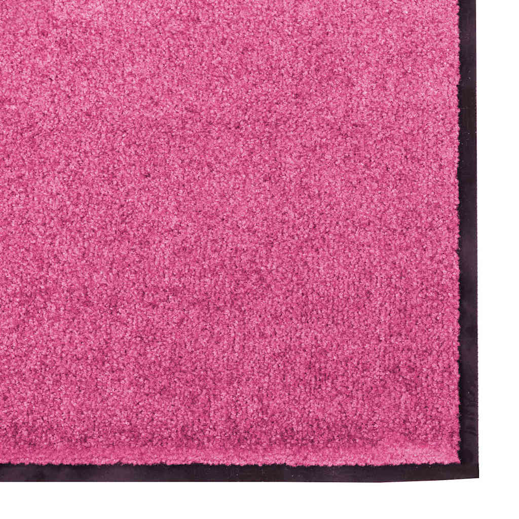 Durų kilimėlis Rožinė ir Juoda 120 x 300 cm Poliamidas ir PVC