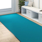 Durų kilimėlis Cianas ir Juodas 120 x 300 cm Poliamidas ir PVC