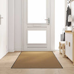 Durų kilimėlis Kremas ir juoda 120 x 300 cm Poliamidas ir PVC
