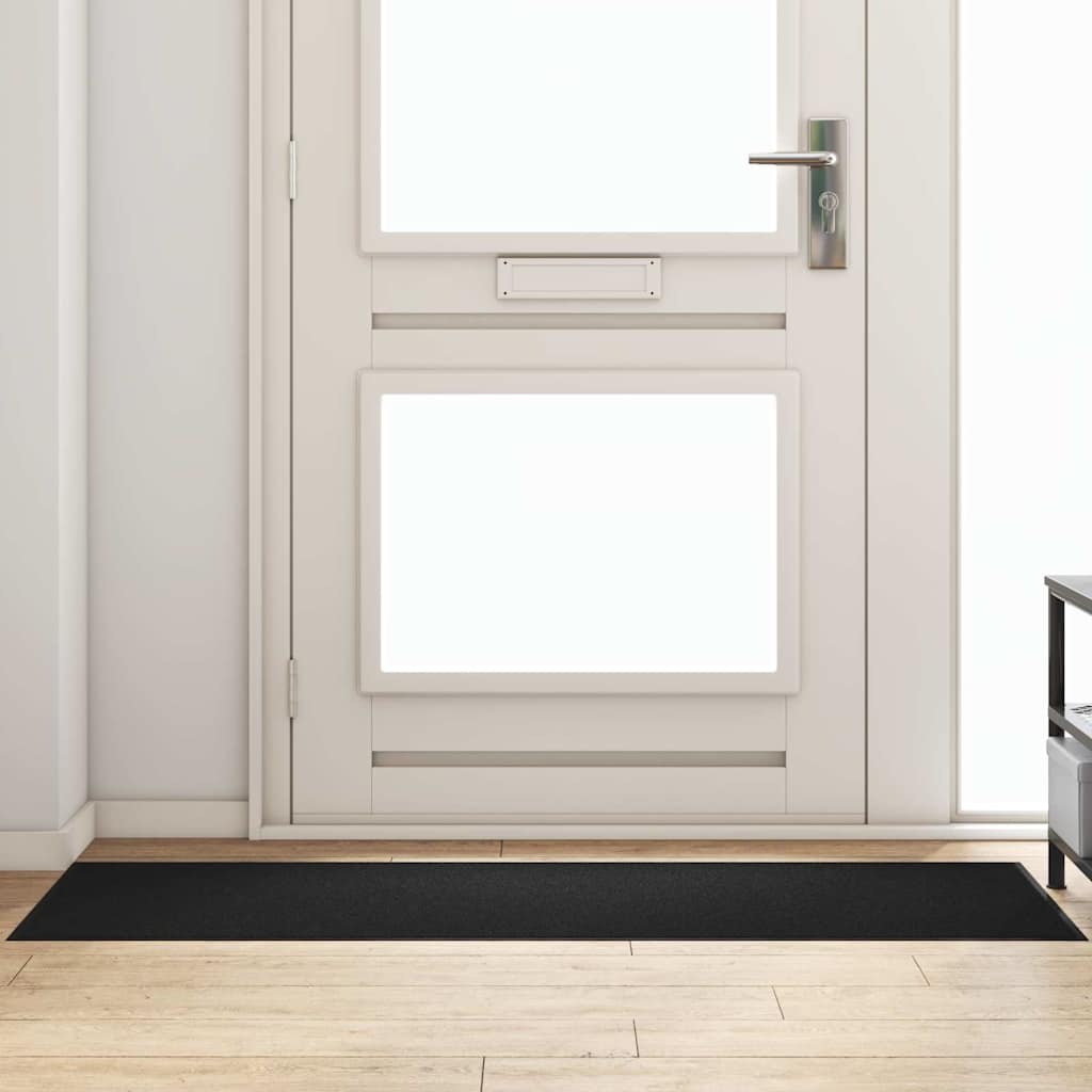 Durų kilimėlis Kita Juoda 60 x 180 cm Polipropilenas ir vinilas