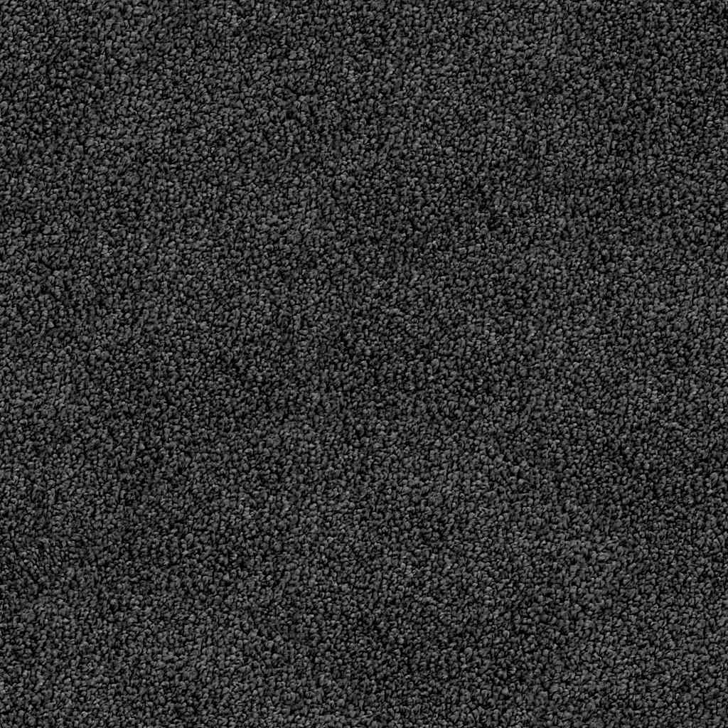 Neslystantis plaukuotas kilimas Tamsiai pilka 200 x 200 cm PP
