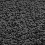 Neslystantis plaukuotas kilimas Tamsiai pilka 120 x 120 cm PP