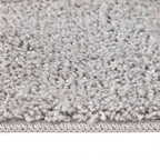 Neslystantis plaukuotas kilimas Pilka 200 x 200 cm PP