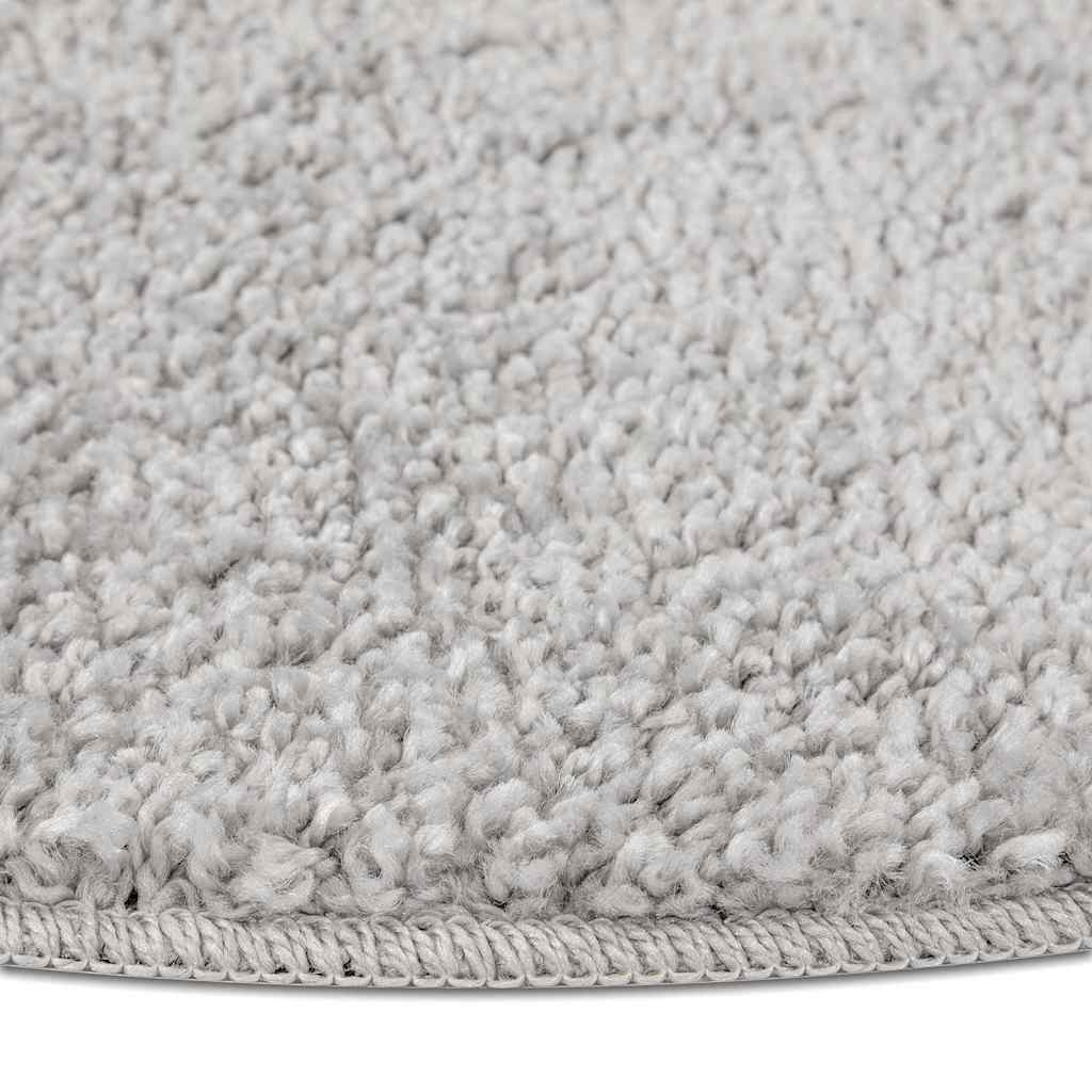 Neslystantis plaukuotas kilimas Pilka 120 x 120 cm PP