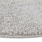 Neslystantis plaukuotas kilimas Pilka 160 x 160 cm PP