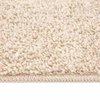Neslystantis plaukuotas kilimas Kreminė 200 x 200 cm PP