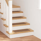 Slydimui atsparūs laiptų kilimėliai 15 pcs Geltona 60 x 25 cm