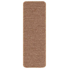 Slydimui atsparūs laiptų kilimėliai 15 pcs Geltona 60 x 25 cm