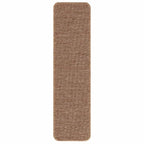 Slydimui atsparūs laiptų kilimėliai 15 pcs Geltona 75 x 20 cm