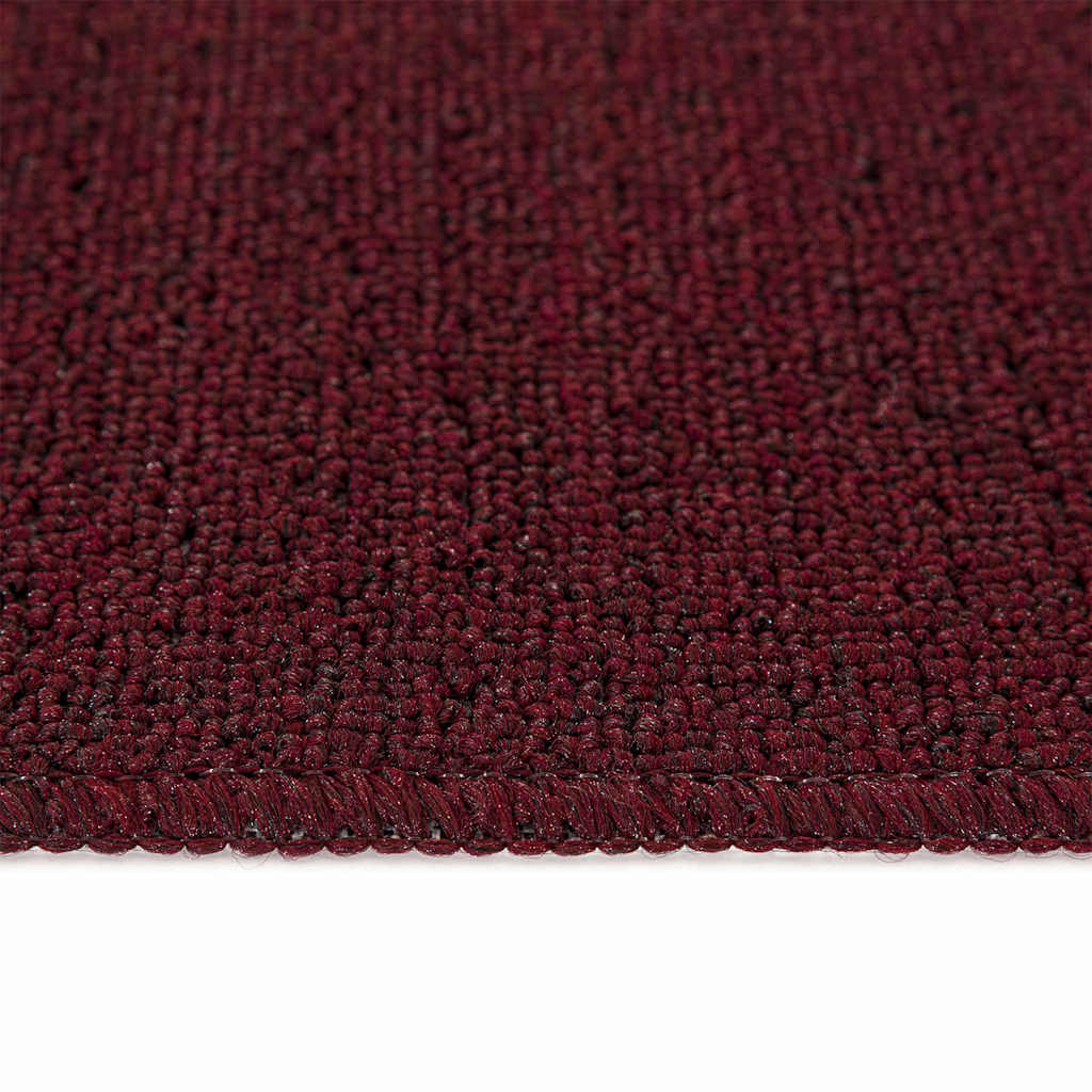 Slydimui atsparūs laiptų kilimėliai 15 pcs Vyšninė 60 x 25 cm