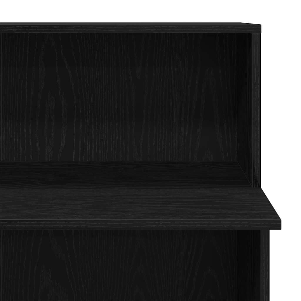 Registratūra Juoda 100x50x103,5 cm apdirbta mediena