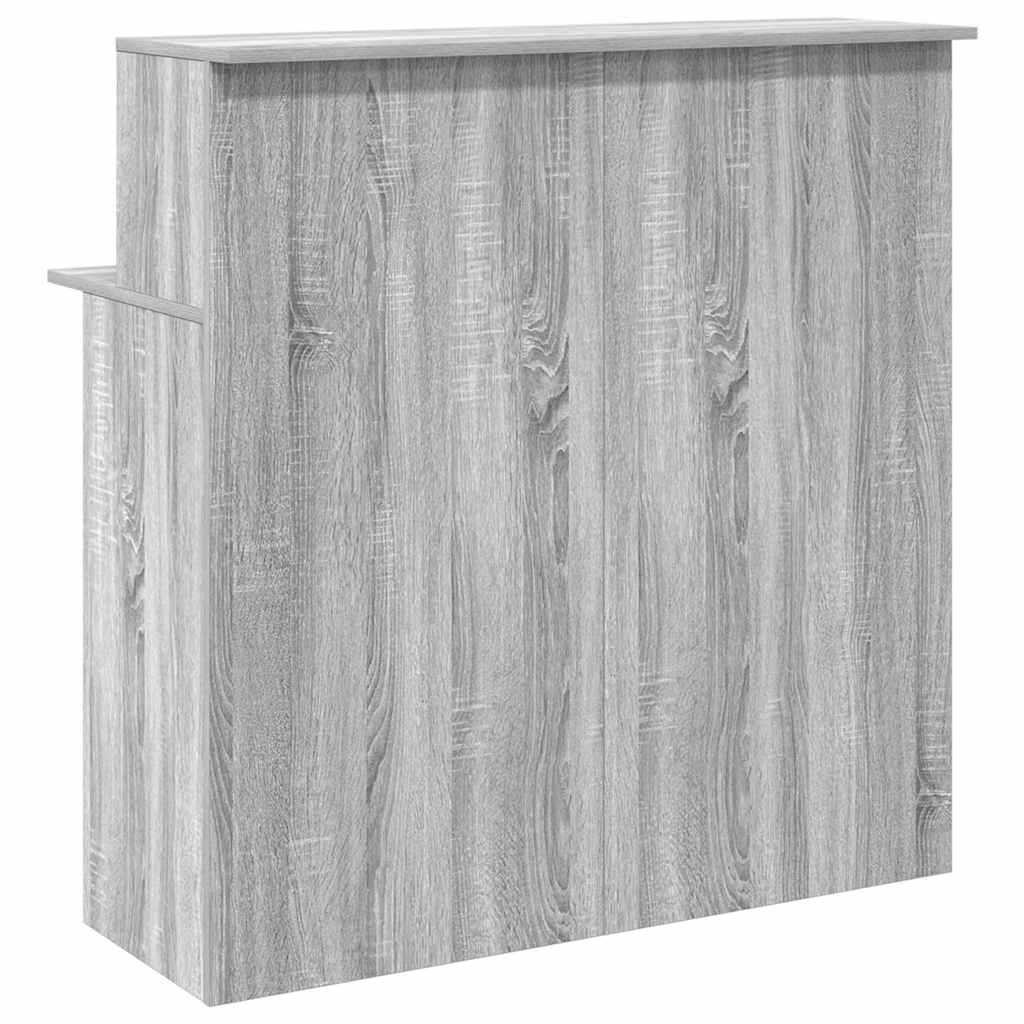 Registratūra, pilkas ąžuolo, 100x50x103,5 cm, apdirbta mediena