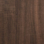 Rašomasis stalas su lentynomis, rudas, 100x45x140cm, mediena