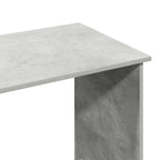 Rašomasis stalas, betono pilkas, 102x50x75cm, apdirbta mediena