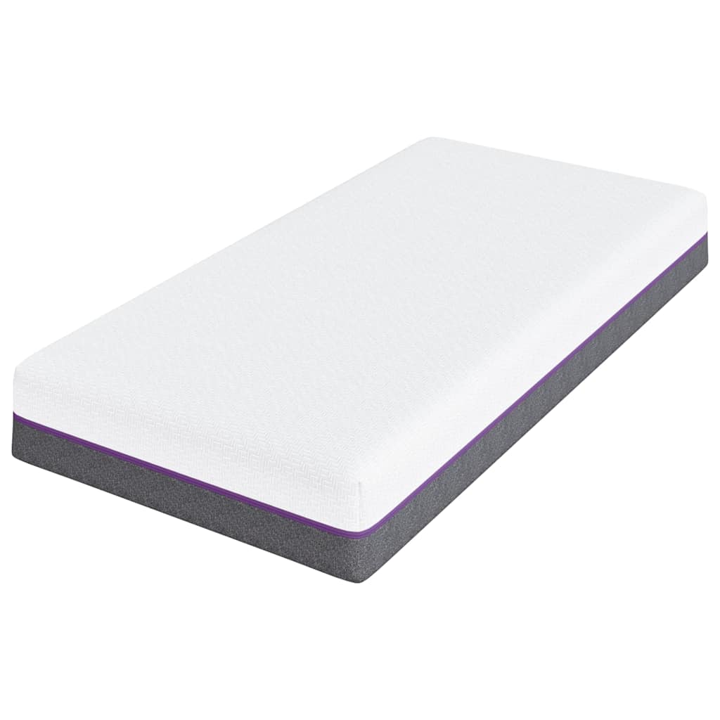 „Memory Foam“ čiužinys, vidutinio kietumo, baltas ir pilkas