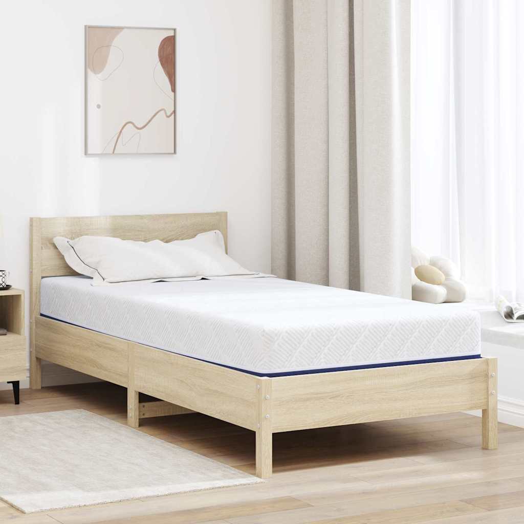 Čiužinys Balta ir mėlyna 120 x 200 cm Žakardinis audinys