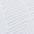 Čiužinys, baltas ir mėlynas 200 x 200 cm, Žakardinis audinys
