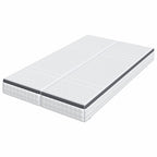 Čiužinys 2 pcs Balta ir pilka 60 x 200 cm Bonell spyruoklė