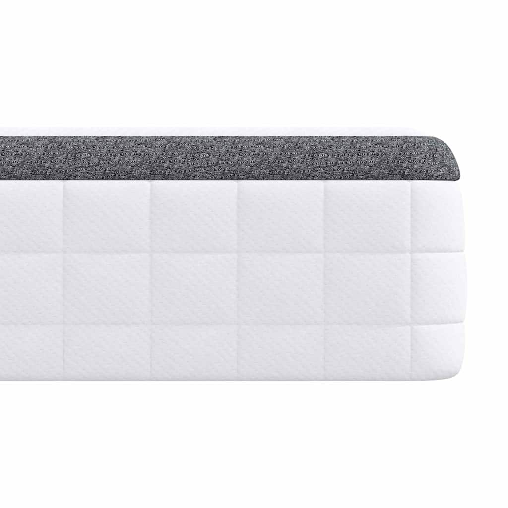 Čiužinys 2 pcs Balta ir pilka 60 x 200 cm Bonell spyruoklė