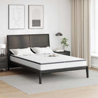 Čiužinys 2 pcs Balta ir pilka 70 x 190 cm Bonell spyruoklė