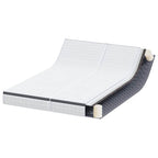 Čiužinys 2 pcs Balta ir pilka 70 x 190 cm Bonell spyruoklė