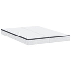 Čiužinys 2 pcs Balta ir pilka 70 x 190 cm Bonell spyruoklė