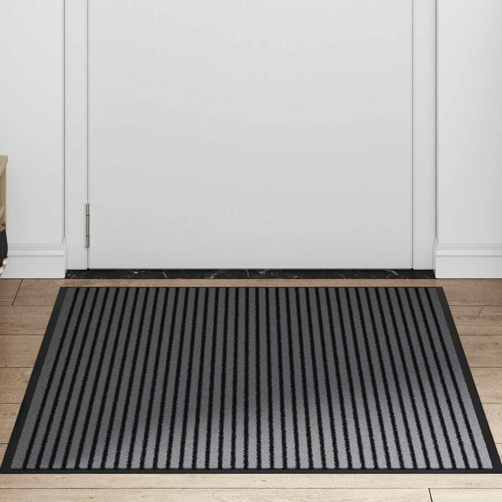 Durų kilimėlis Juoda 80 x 120 cm Polipropilenas