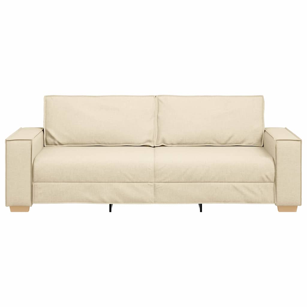 Sofa Kreminė 220 x 78 x 84 cm audinys