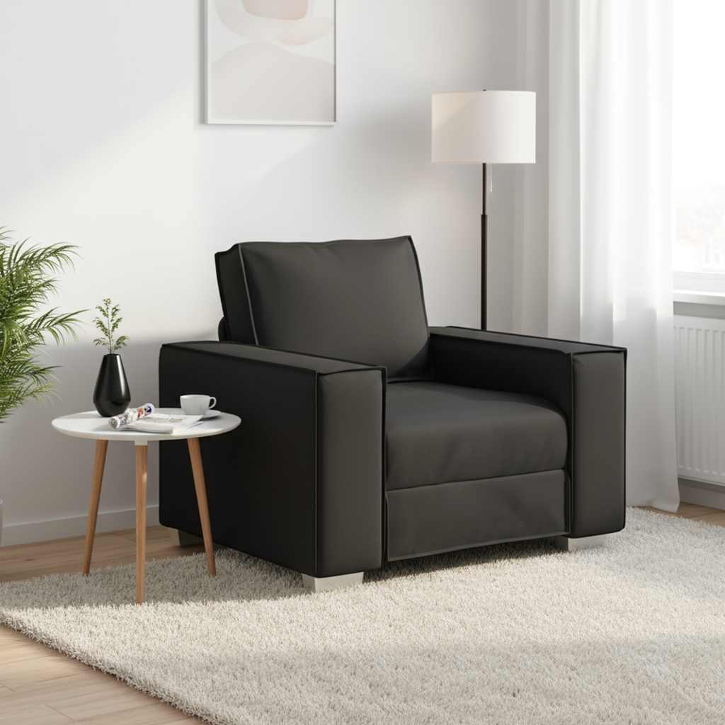 Sofa Juoda 99 x 78 x 84 cm audinys