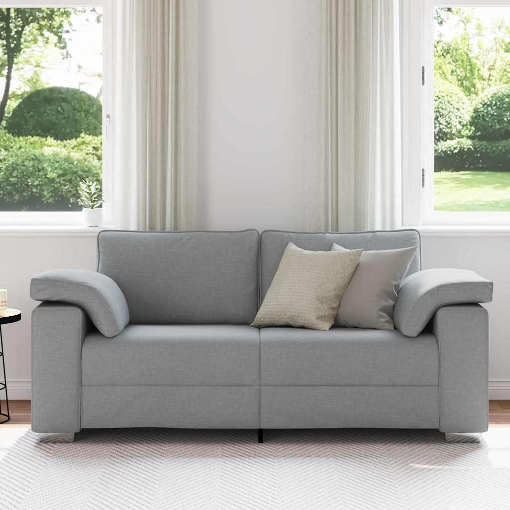 Sofa Šviesiai pilka 180 x 77 x 82 cm audinys