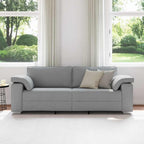 Sofa Šviesiai pilka 219 x 77 x 82 cm audinys
