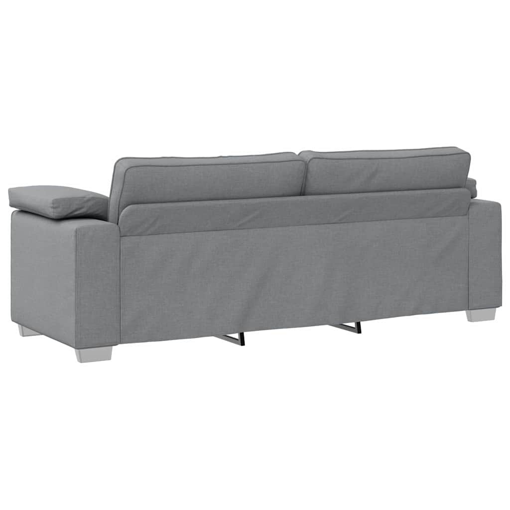 Sofa Šviesiai pilka 219 x 77 x 82 cm audinys