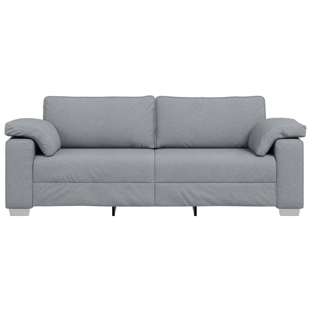 Sofa Šviesiai pilka 219 x 77 x 82 cm audinys