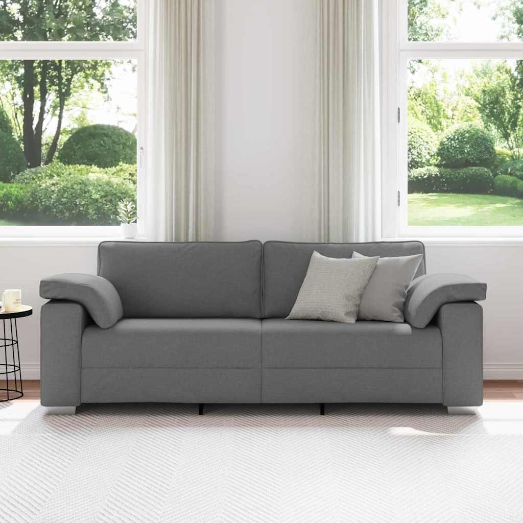 Sofa Tamsiai pilka 219 x 77 x 82 cm audinys
