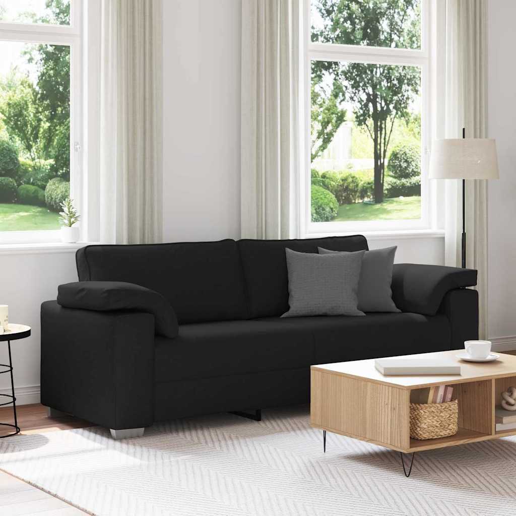 Sofa Juoda 219 x 77 x 82 cm audinys