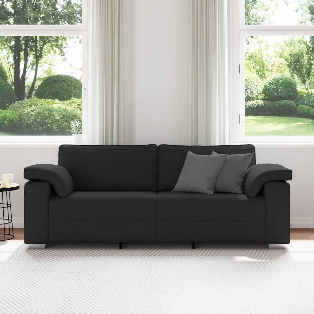 Sofa Juoda 219 x 77 x 82 cm audinys