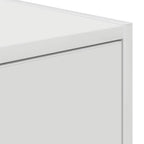 Televizoriaus spintelės, 2vnt., baltos, 80x31x25,5 cm, mediena