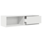 Televizoriaus spintelės, 2vnt., baltos, 100x31x25,5 cm, mediena