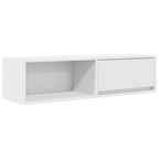 Televizoriaus spintelės, 2vnt., baltos, 100x31x25,5 cm, mediena
