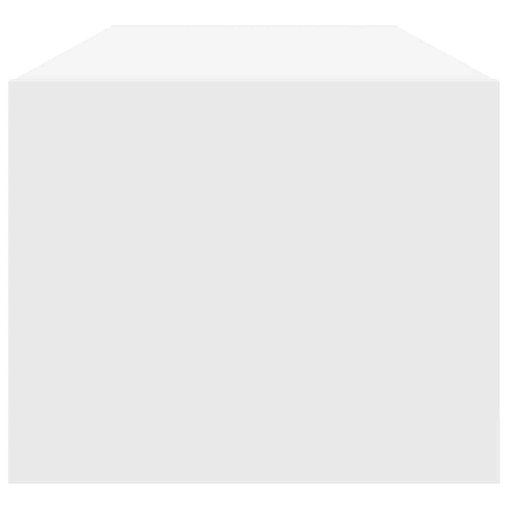 Televizoriaus spintelės, 2vnt., baltos, 100x31x25,5 cm, mediena