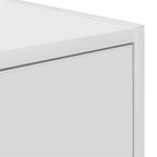 Televizoriaus spintelės, 2vnt., baltos, 100x31x25,5 cm, mediena