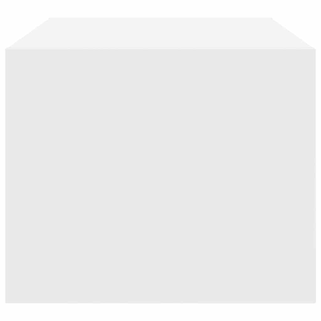 Televizoriaus spintelės, 2vnt., baltos, 60x31x25,5 cm, mediena