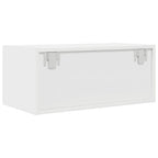 Televizoriaus spintelės, 2vnt., baltos, 60x31x25,5 cm, mediena