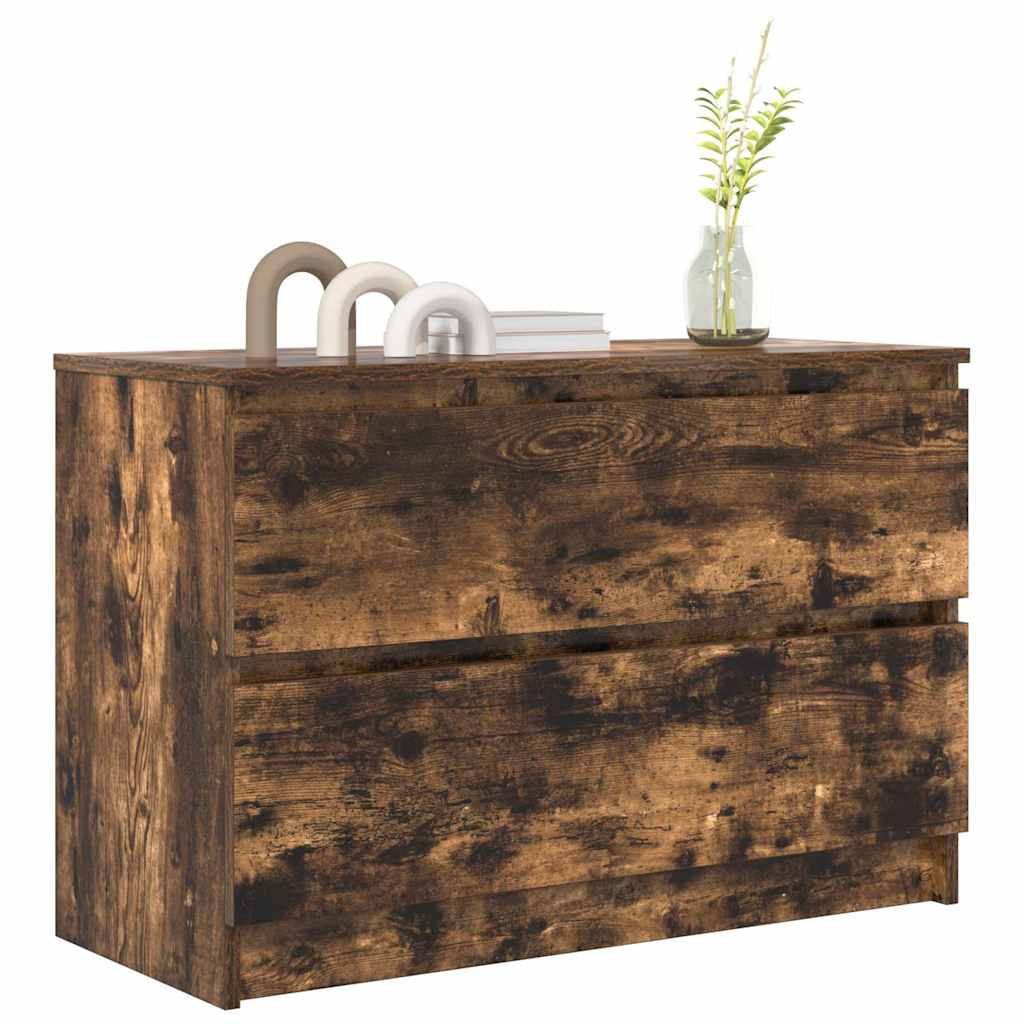 Televizoriaus spintelė, dūminio ąžuolo, 80x35x54 cm, mediena