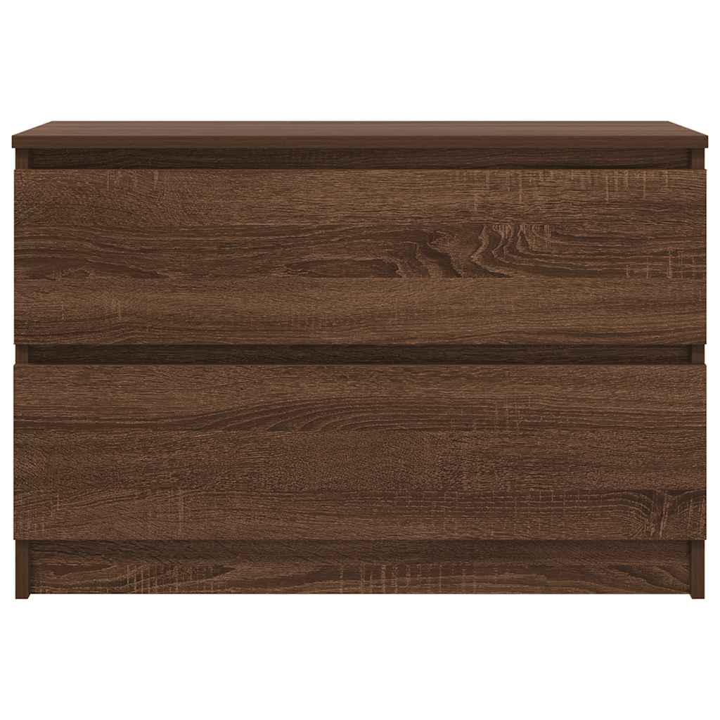 Televizoriaus spintelė, ruda ąžuolo, 80x35x54 cm, mediena